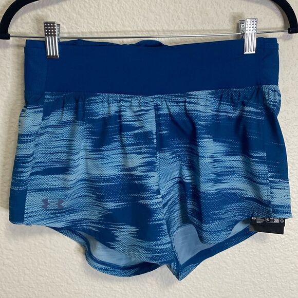Women’s under Armour speed pocket shorts size small blue - Picture 1 of 7